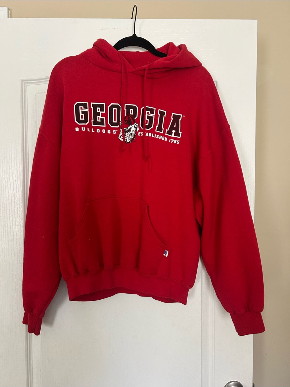 Russell Athletic Red Georgia Bulldogs Crewneck Hoodie